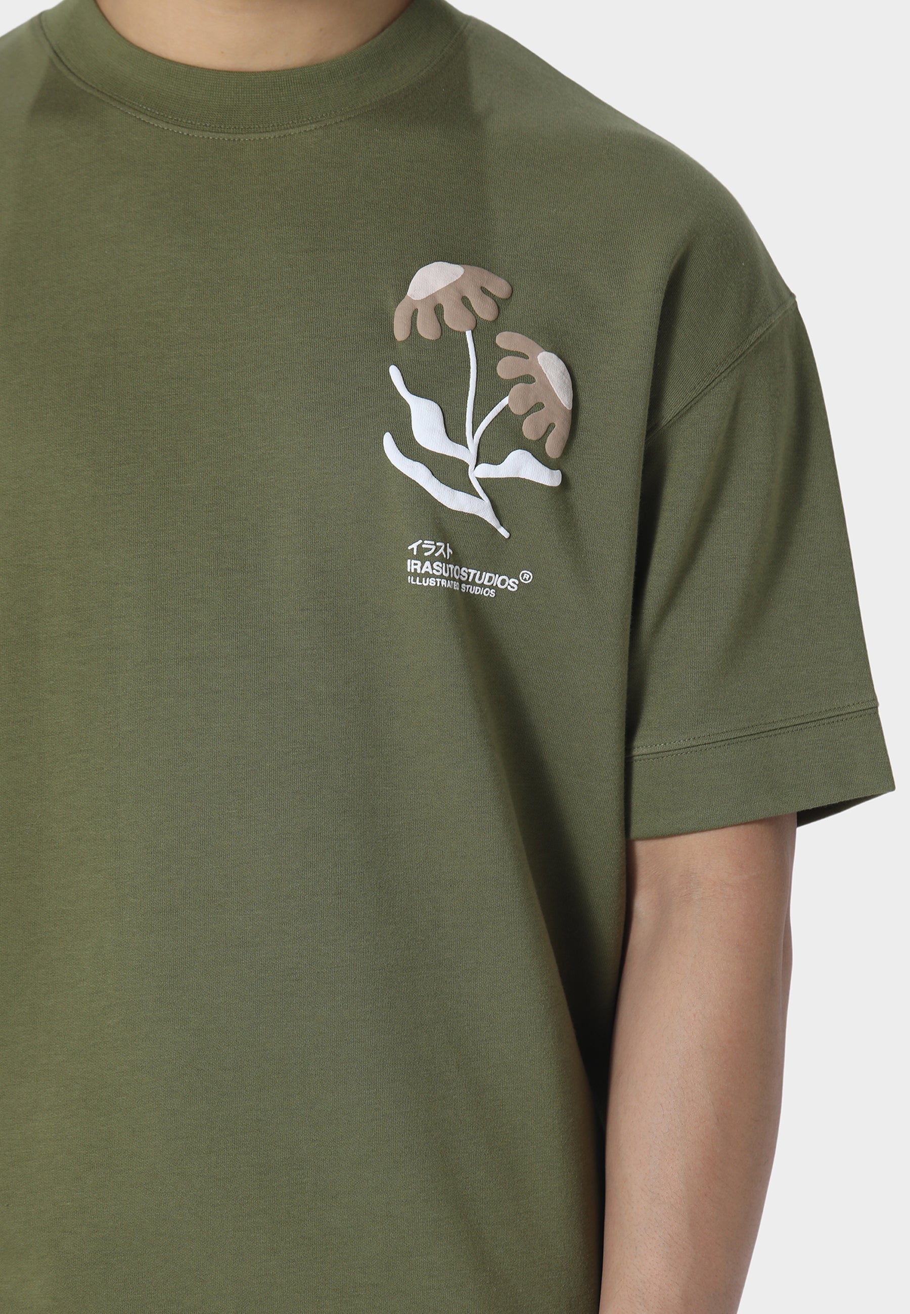 Irasuto Studios Hayate Khaki T-Shirt